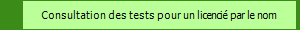 Consultation des tests pour un licencié par le nom